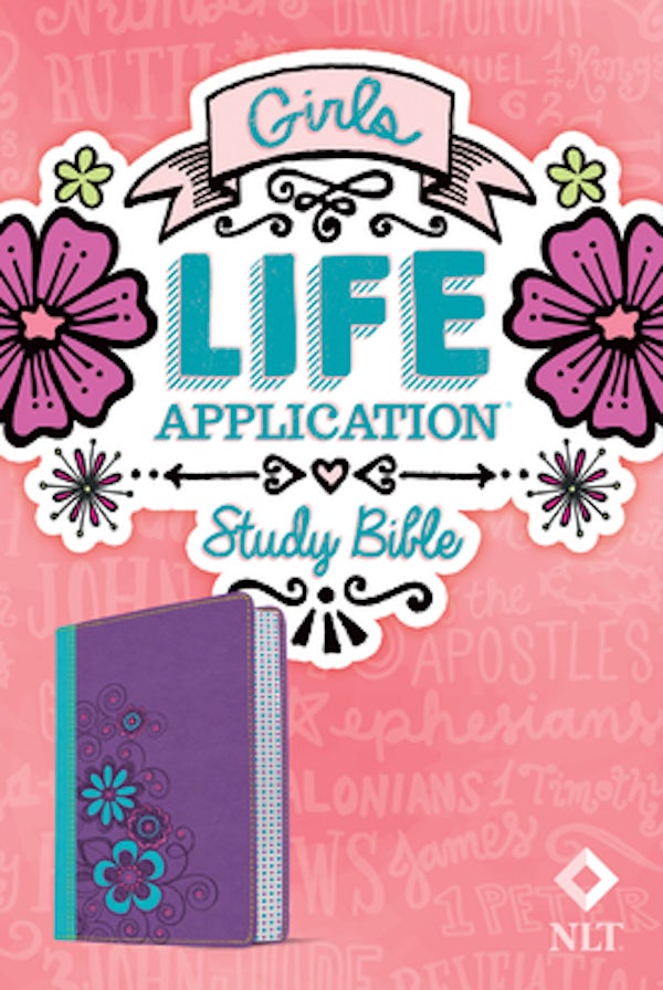 Cover image for Girls Life Application Study Bible-NLT, isbn: 9781414397788