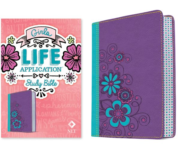 Cover image for Girls Life Application Study Bible-NLT, isbn: 9781414397788