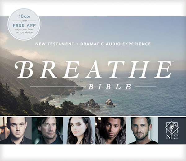 Cover image for Breathe Bible Audio New Testament-NLT, isbn: 9781414398617