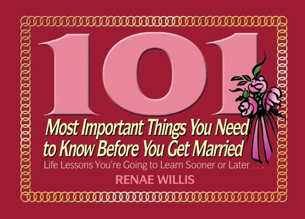 Cover image for 101 Most Important Things You Need to Know Before You Get Married, isbn: 9781416550105