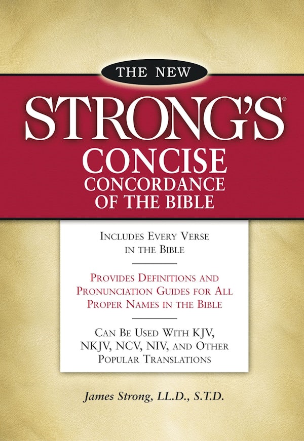 Cover image for New Strong's Concise Concordance of the Bible, isbn: 9781418501488