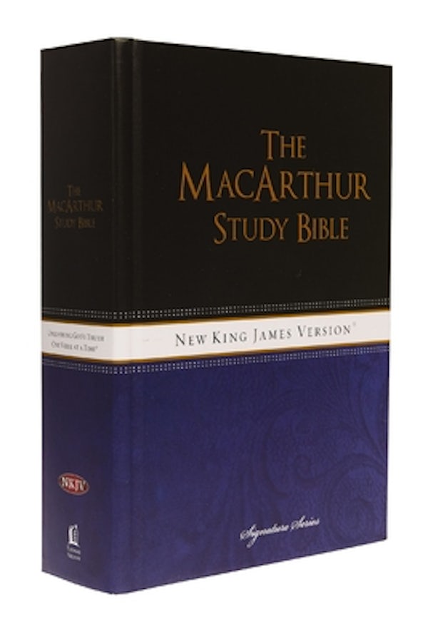 Cover image for MacArthur Study Bible-NKJV-Large Print, isbn: 9781418542221