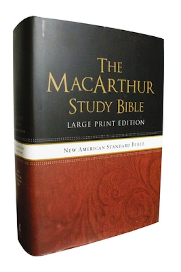 Cover image for MacArthur Study Bible-NASB-Large Print, isbn: 9781418542276