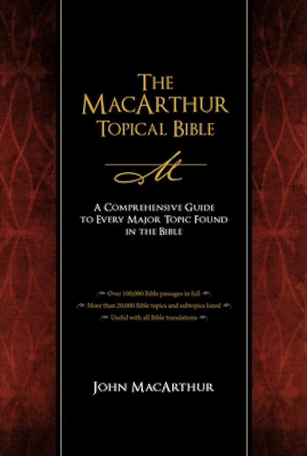 Cover image for The MacArthur Topical Bible, isbn: 9781418543761