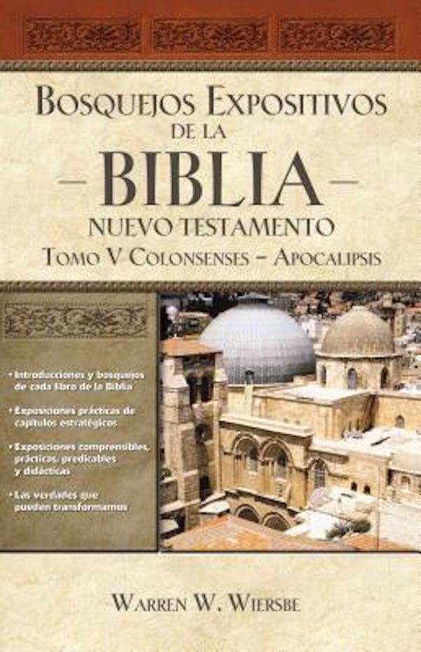Cover image for Un Bosquejos expositivos de la Biblia, Tomo V, isbn: 9781418598778