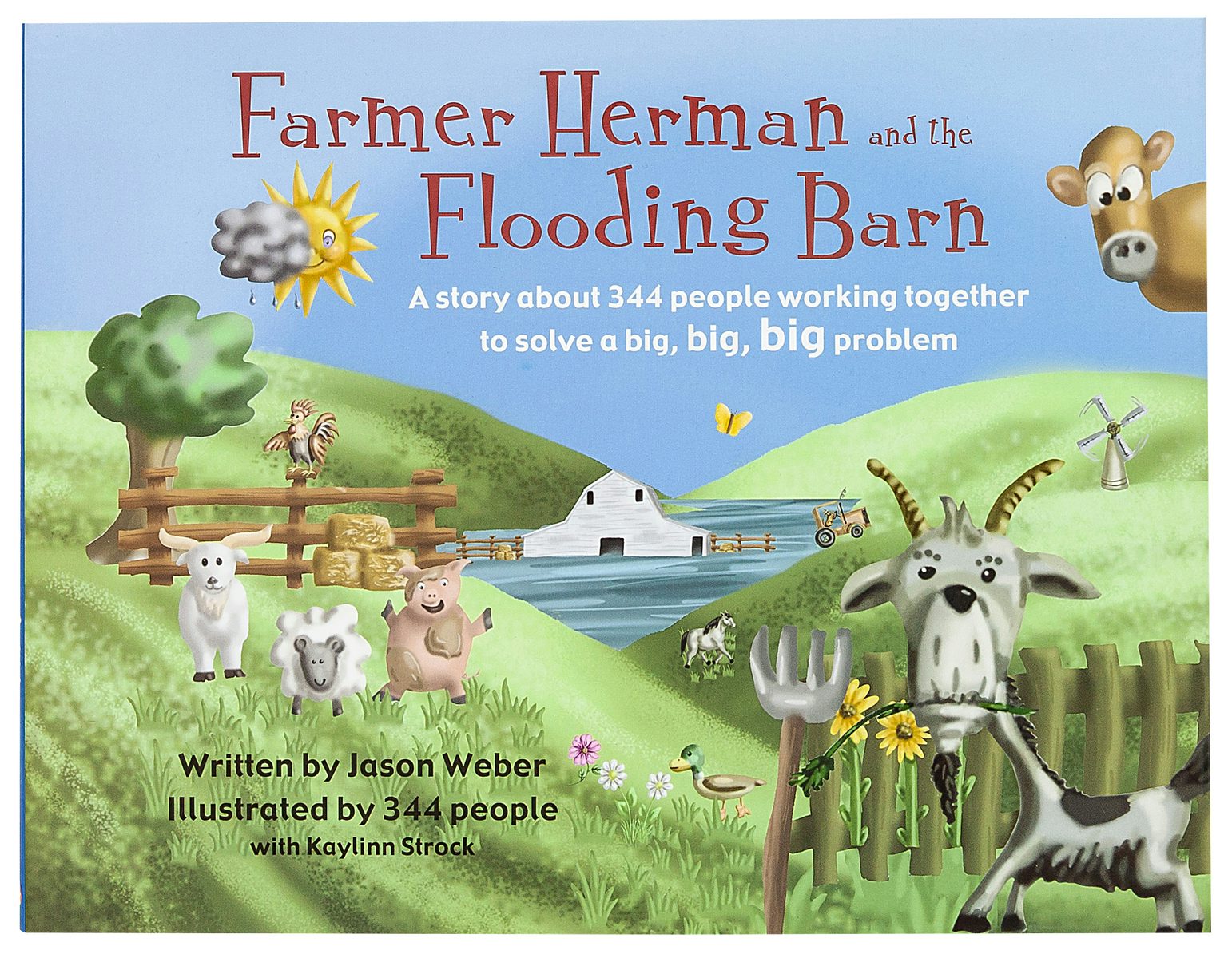Cover image for Farmer Herman and the Flooding Barn, isbn: 9781424553181