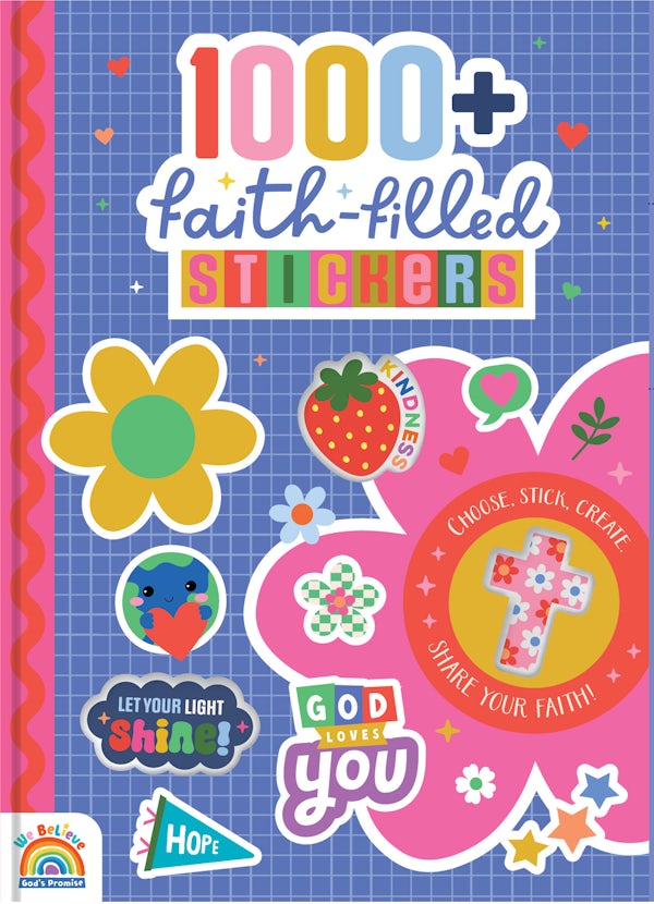 Cover image for 1000+ Faith-Filled Stickers, isbn: 9781424573424