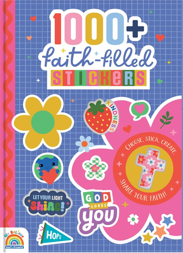Cover image for 1000+ Faith-Filled Stickers, isbn: 9781424573424