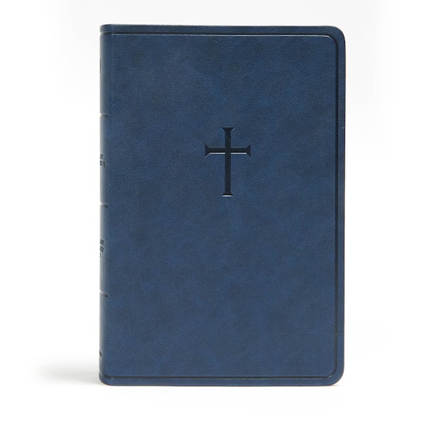 Cover image for CSB Everyday Study Bible, Navy Cross Leathertouch, isbn: 9781430070481