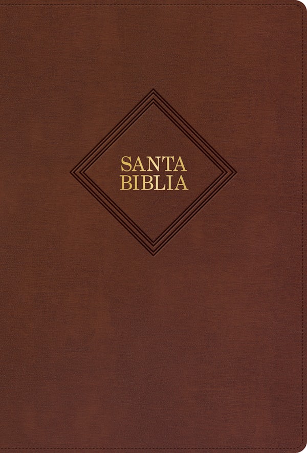 Cover image for Rvr 1960 Biblia Letra Grande Tama�o Manual, Caf� Piel Fabricada (Edici�n 2023), isbn: 9781430082149