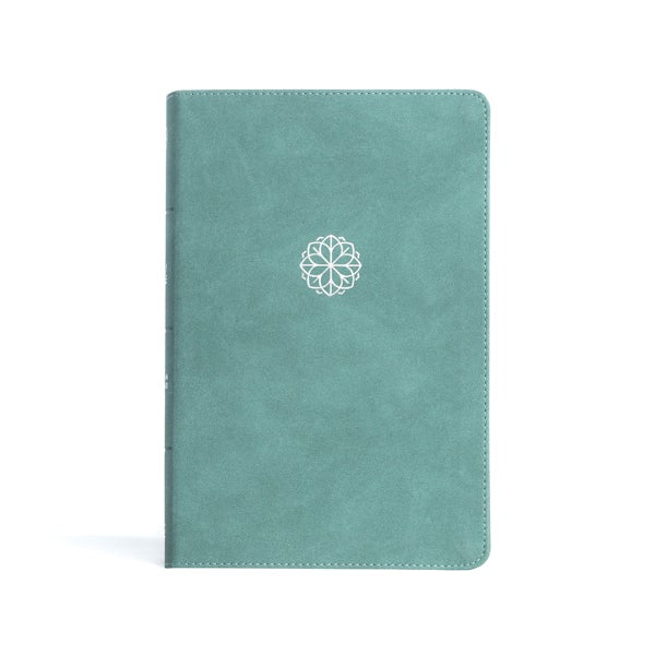 Cover image for CSB Personal Size Giant Print Bible, Earthen Teal Leathertouch, Indexed, isbn: 9781430082514