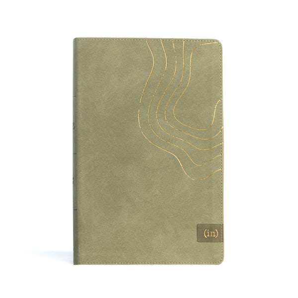 Cover image for CSB (In)Courage Devotional Bible, Sage Leathertouch, isbn: 9781430082538