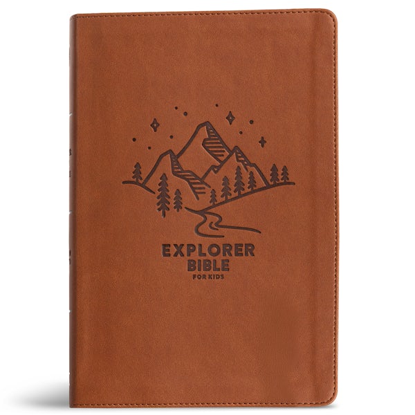Cover image for CSB Explorer Bible for Kids, Brown Mountains Leathertouch, isbn: 9781430082613