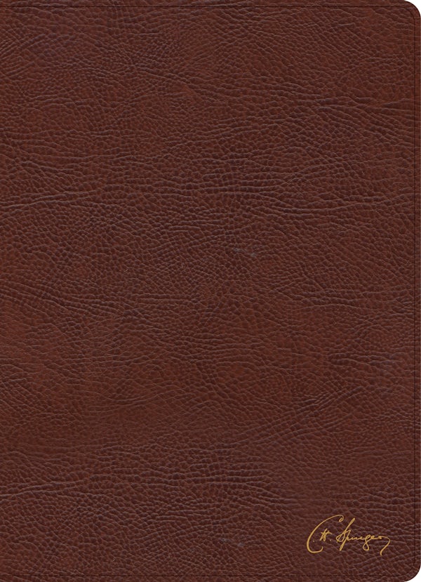 Cover image for KJV Spurgeon Study Bible, Brown Bonded Leather, isbn: 9781430082668