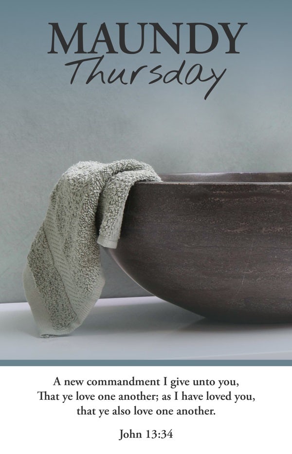 Cover image for Maundy Thursday Bulletin: Love One Another (Package of 100), isbn: 9781430084273