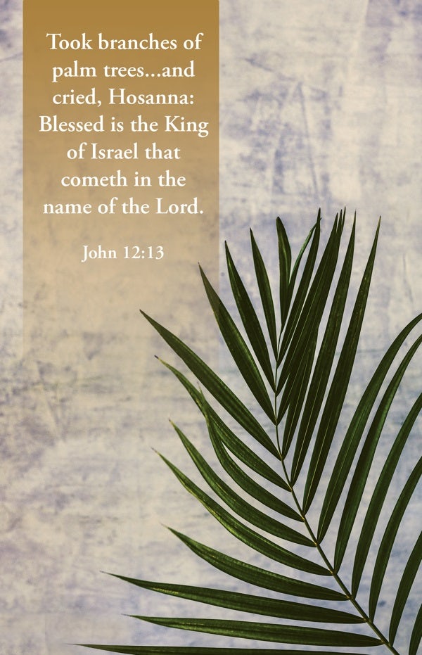 Cover image for Palm Sunday Bulletin: In the Name of the Lord (Package of 100), isbn: 9781430084297