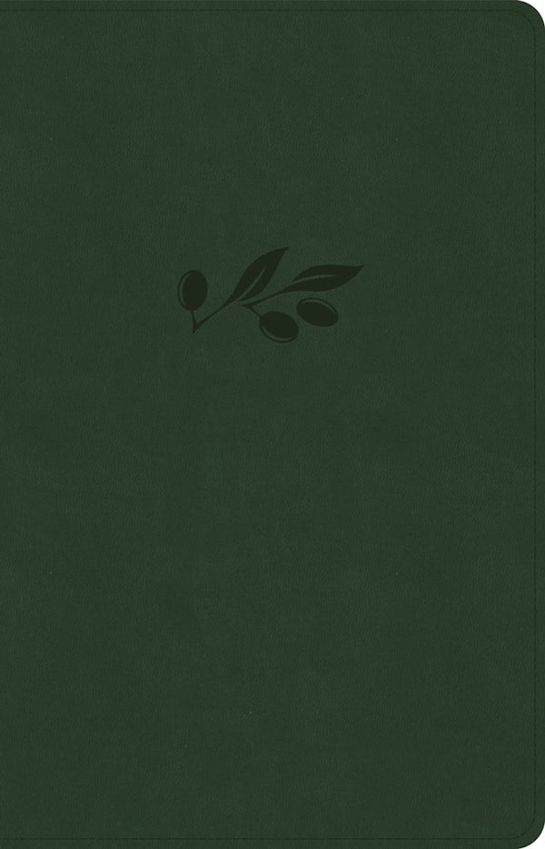 Cover image for NASB Large Print Thinline Bible, Olive Leathertouch, isbn: 9781430086048