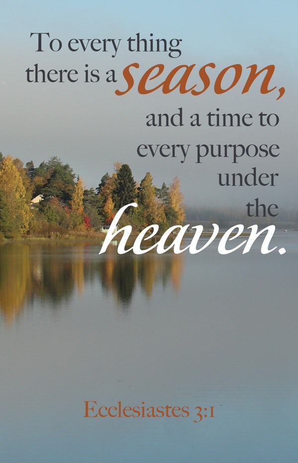 Cover image for Funeral Bulletin: A Time (Package of 100), isbn: 9781430092728