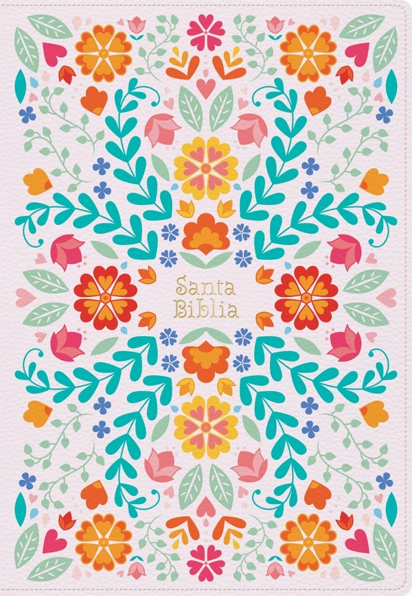 Cover image for Rvr 1960 Biblia Letra Supergigante, Floreada Símil Piel Con Índice (Edición 2023), isbn: 9781430095378