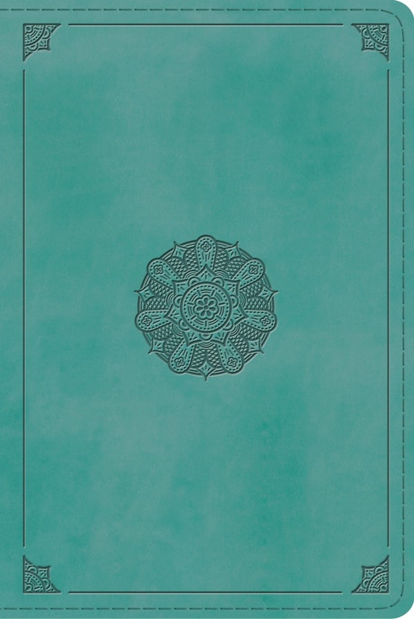 Cover image for ESV Study Bible, Personal Size (Trutone, Turquoise, Emblem Design), isbn: 9781433560781