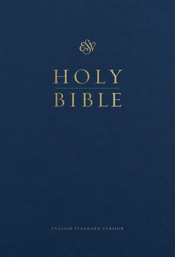 Cover image for ESV Pew and Worship Bible, Large Print (Blue), isbn: 9781433563508
