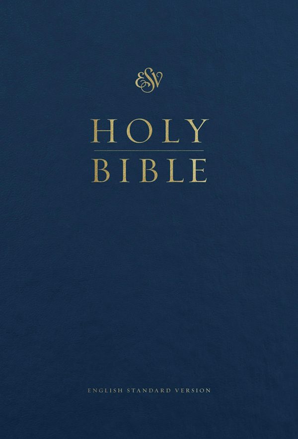 Cover image for ESV Pew and Worship Bible, Large Print (Blue), isbn: 9781433563508
