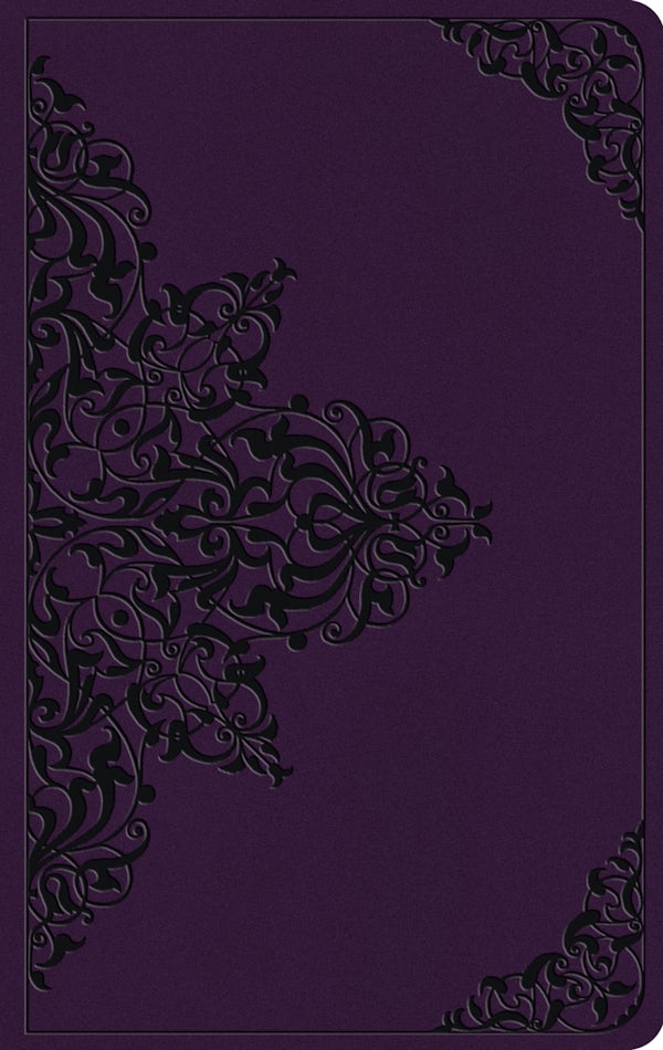 Cover image for ESV Large Print Value Thinline Bible (Trutone, Lavender, Filigree Design), isbn: 9781433566844