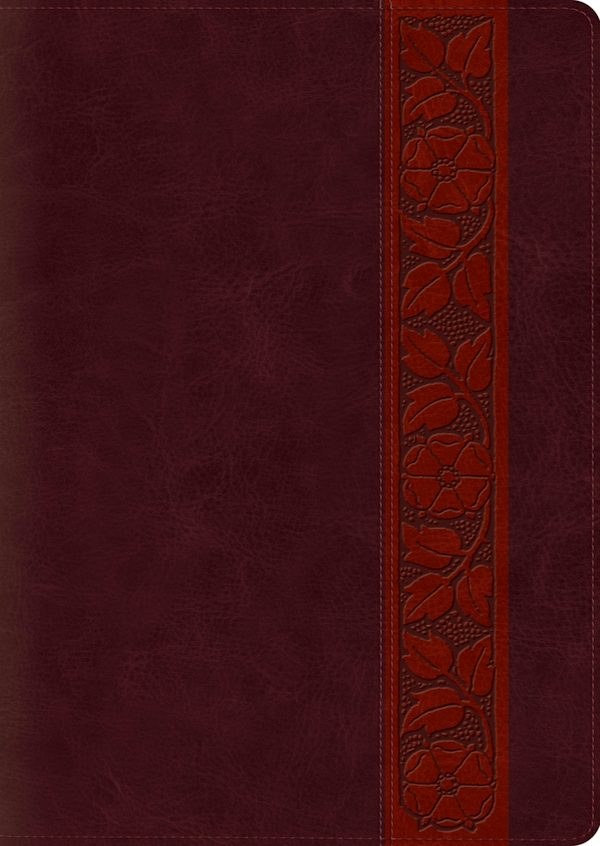 Cover image for ESV Study Bible, Large Print (Trutone, Mahogany, Trellis Design, Indexed), isbn: 9781433567018