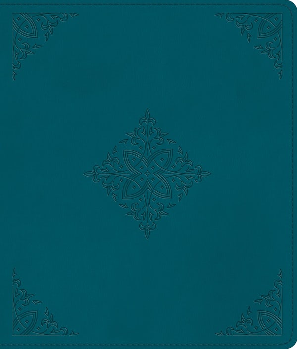 Cover image for ESV Journaling Bible (Trutone, Deep Teal, Fleur-De-Lis Design), isbn: 9781433570841