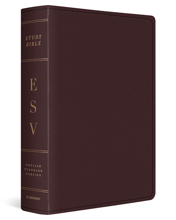 Cover image for ESV Study Bible, Large Print (Bonded Leather, Burgundy), isbn: 9781433575938