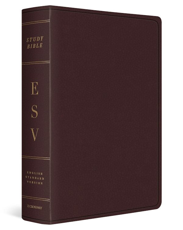 Cover image for ESV Study Bible, Large Print (Bonded Leather, Burgundy), isbn: 9781433575938