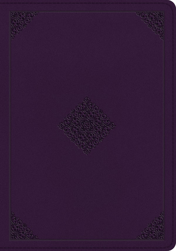 Cover image for ESV Single Column Journaling Bible, Large Print (Trutone, Lavender, Ornament Design), isbn: 9781433581694