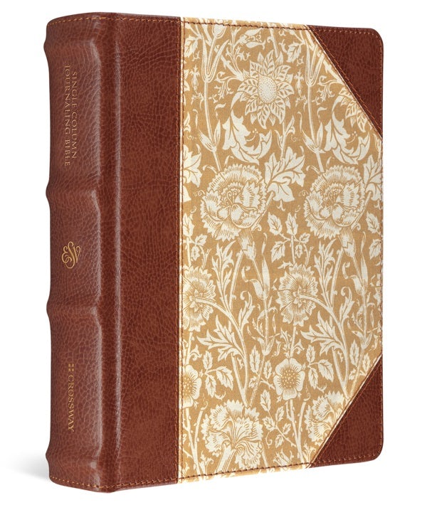 Cover image for ESV Single Column Journaling Bible, Large Print (Cloth Over Board, Antique Floral Design), isbn: 9781433588518