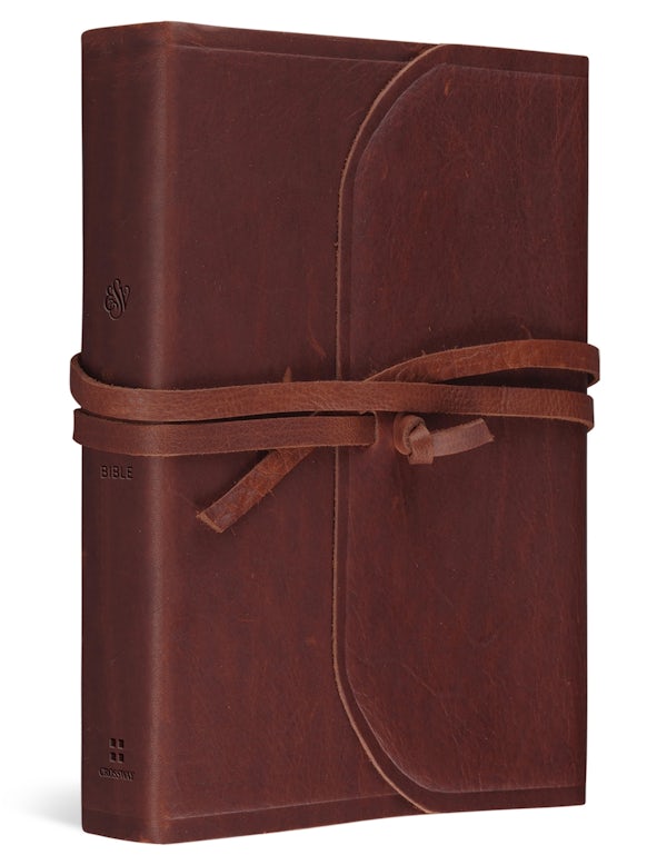 Cover image for ESV Student Study Bible (Natural Leather, Brown, Flap with Strap), isbn: 9781433588549