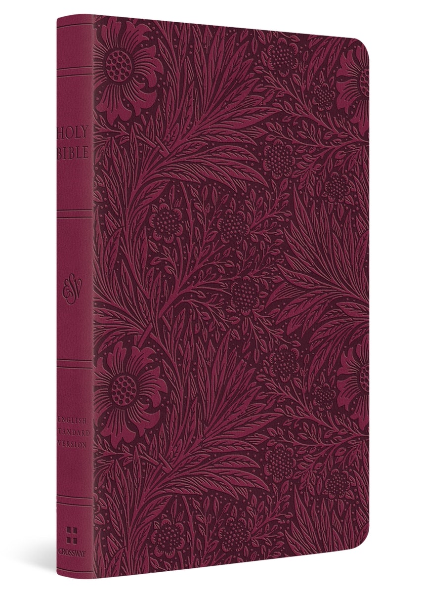 Cover image for ESV Value Thinline Bible (Trutone, Raspberry, Floral Design), isbn: 9781433589621