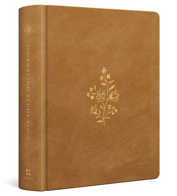 Cover image for ESV Journaling Study Bible (Trutone Over Board, Nubuck Caramel), isbn: 9781433592515