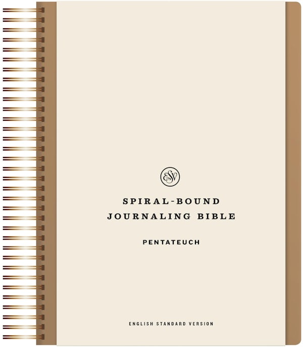 Cover image for ESV Spiral-Bound Journaling Bible, Pentateuch (Hardcover), isbn: 9781433596438