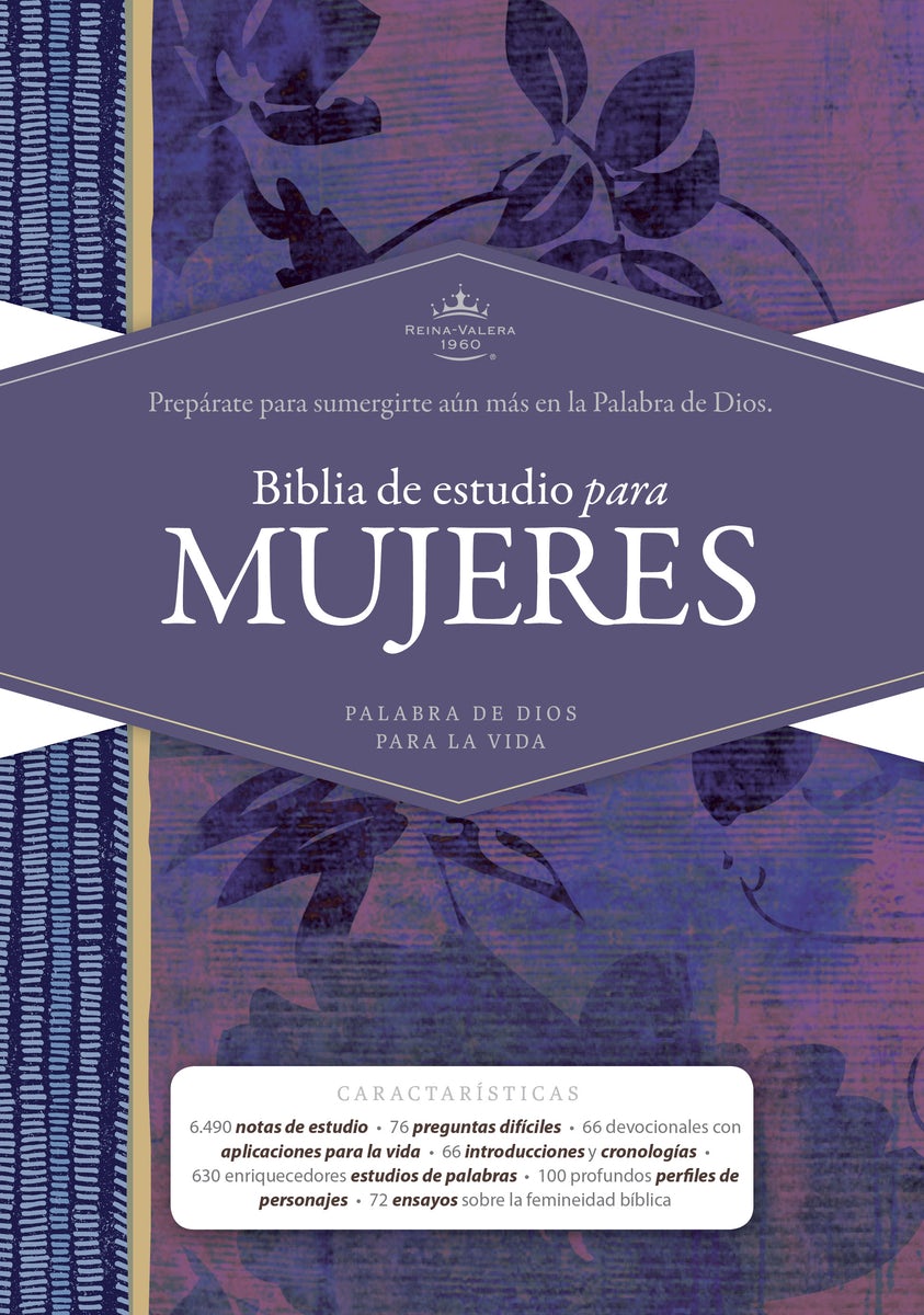 Cover image for Rvr 1960 Biblia de Estudio Para Mujeres, Tapa Dura, isbn: 9781433613999