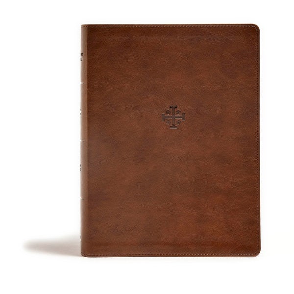 Cover image for CSB Life Connections Study Bible, Brown Leathertouch, Indexed, isbn: 9781433619540