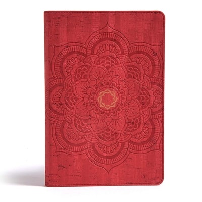 Cover image for CSB Essential Teen Study Bible, Red Flower Cork Leathertouch, isbn: 9781433648717