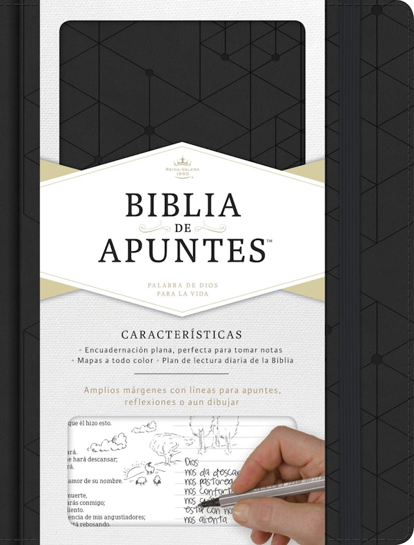 Cover image for Rvr 1960 Biblia de Apuntes, Negro S�mil Piel, isbn: 9781433650543