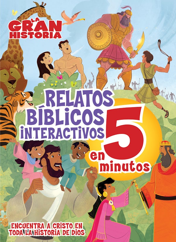 Cover image for La Gran Historia, Relatos Bíblicos Interactivos En 5 Minutos, isbn: 9781433689567