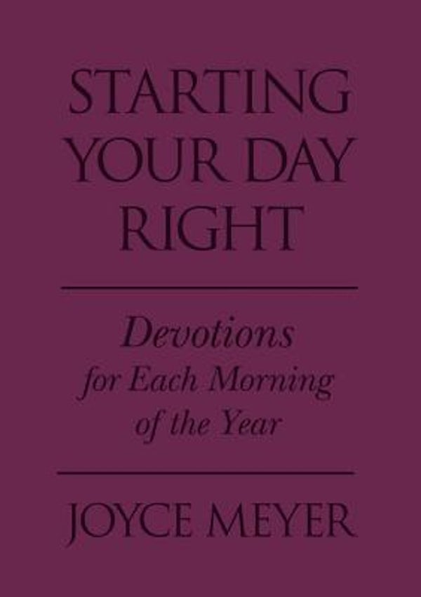 Cover image for Starting Your Day Right, isbn: 9781455543571
