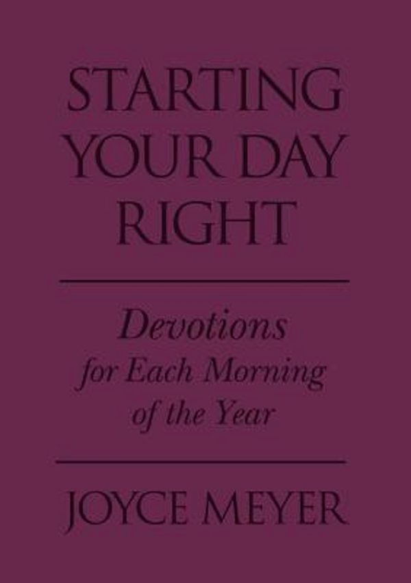 Cover image for Starting Your Day Right, isbn: 9781455543571