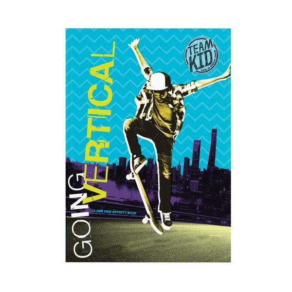 Cover image for Teamkid: Going Vertical - Older Kids Activity Book, isbn: 9781462758333
