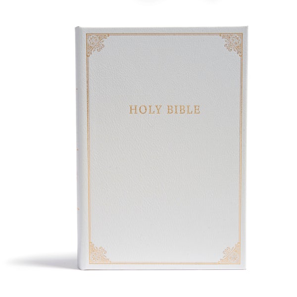 Cover image for CSB Family Bible, White Bonded Leather Over Board, isbn: 9781462779574