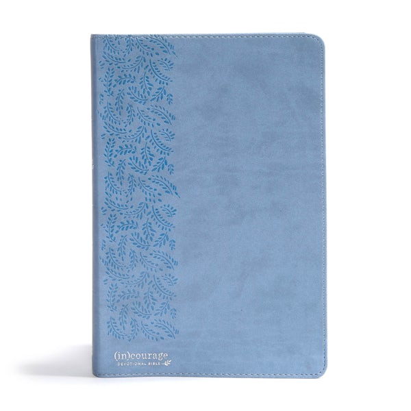 Cover image for CSB (In)Courage Devotional Bible, Blue Leathertouch, isbn: 9781462785056