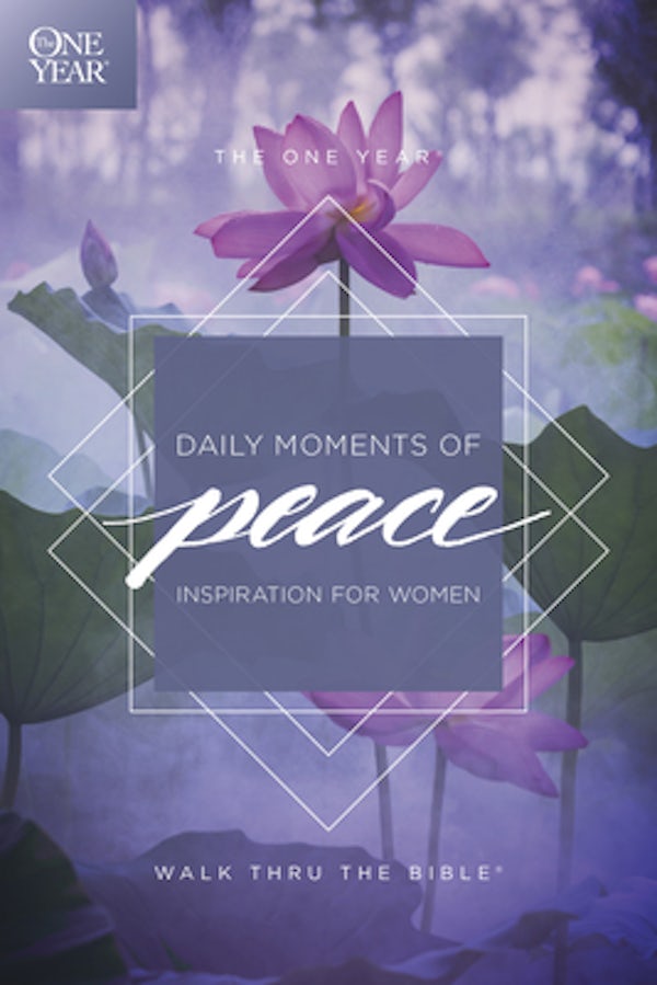 Cover image for The One Year Daily Moments of Peace, isbn: 9781496406071