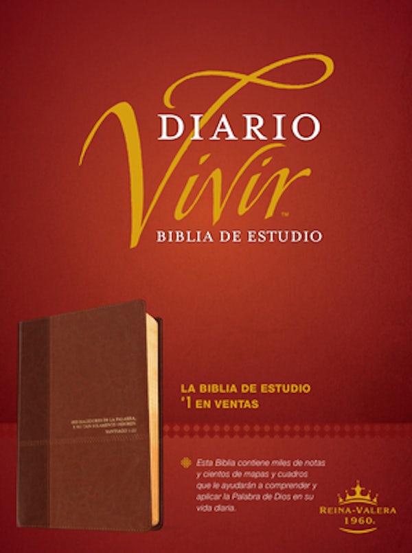 Cover image for Biblia de Estudio del Diario Vivir Rvr60, Duotono, isbn: 9781496411273