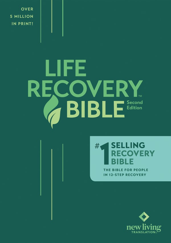 Cover image for The Life Recovery Bible NLT, isbn: 9781496425768